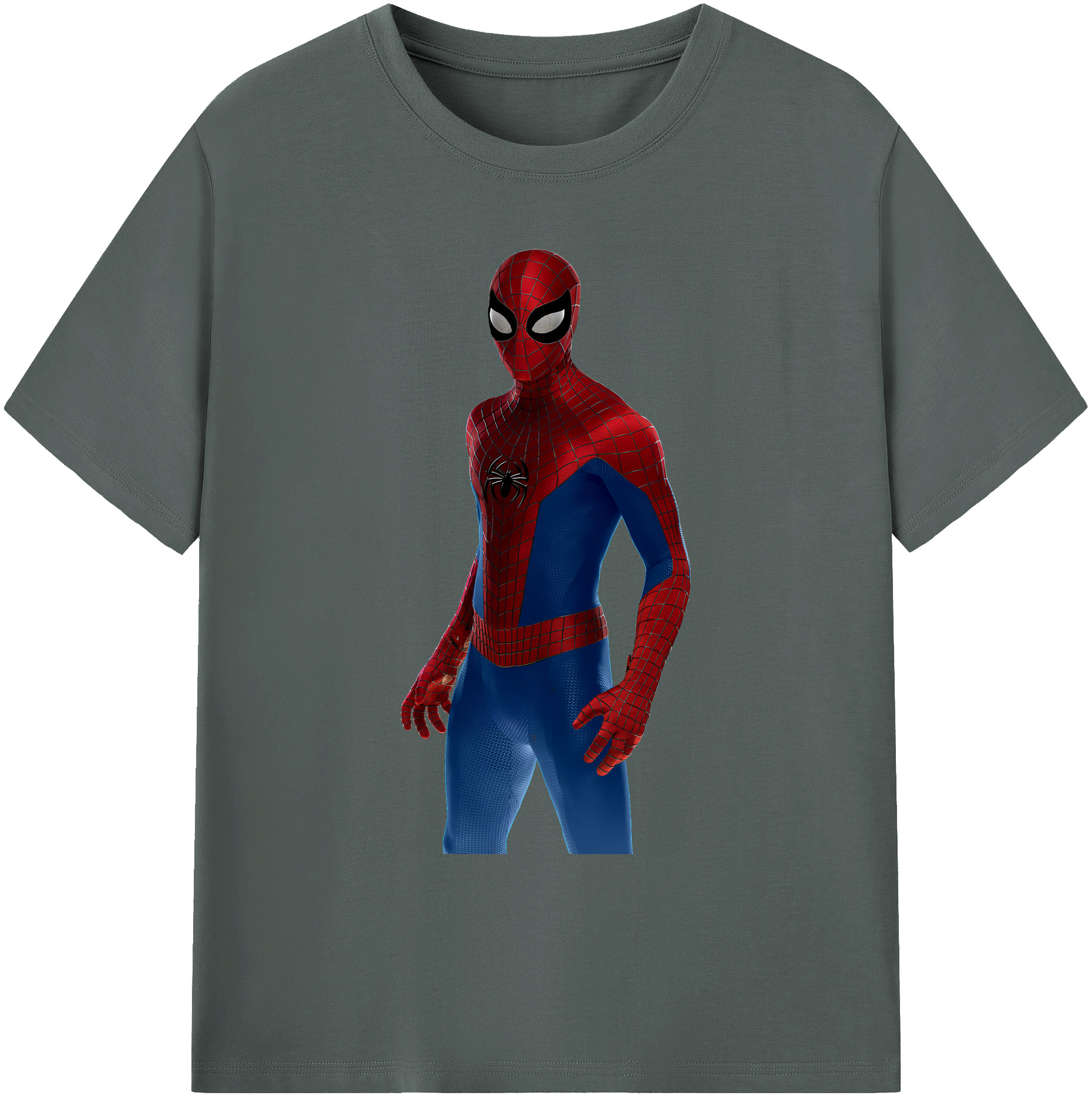 （画像用） Spider Man スパイダーマン 綿100％ メンズ半袖Tシャツ｜肌触りやわらか＆通気性
